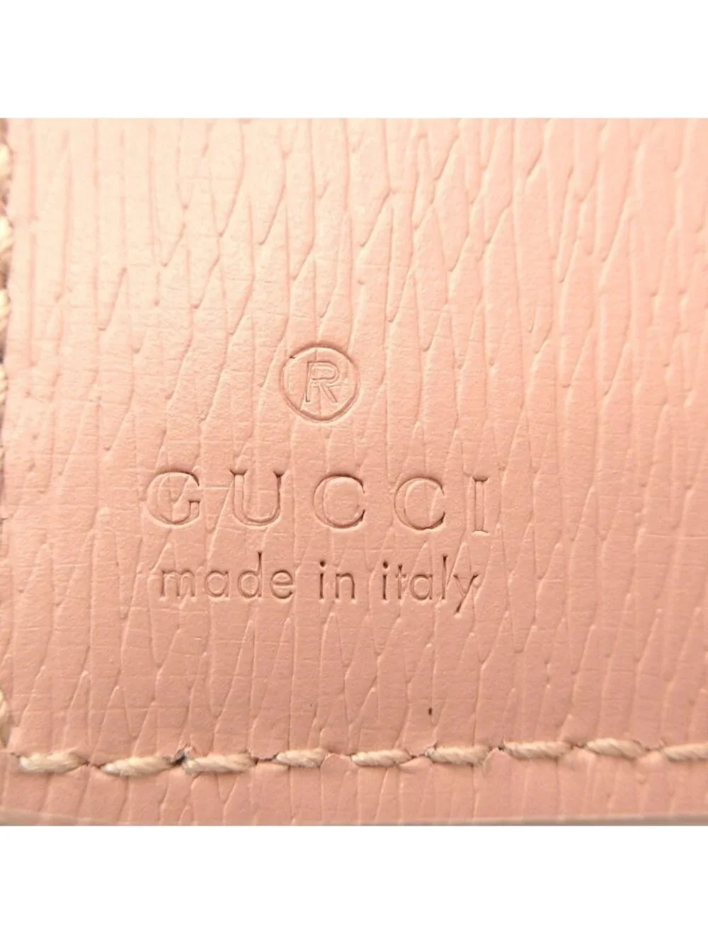 Gucci Bifold Wallet Pink Leather - Picture 5 of 12